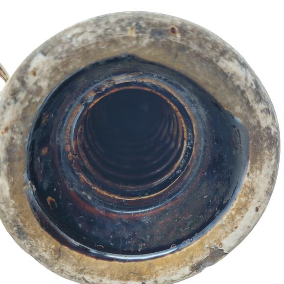 Lot 3 Brown Ceramic Insulators Beehive Vintage Electrical Paper Weights Rustic - Picture 13 of 13